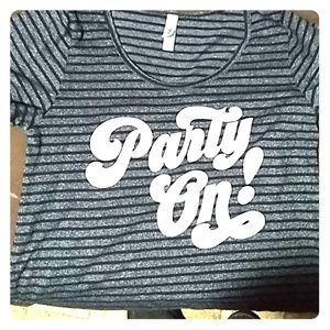 Lularoe party on shirt large! Brand new!